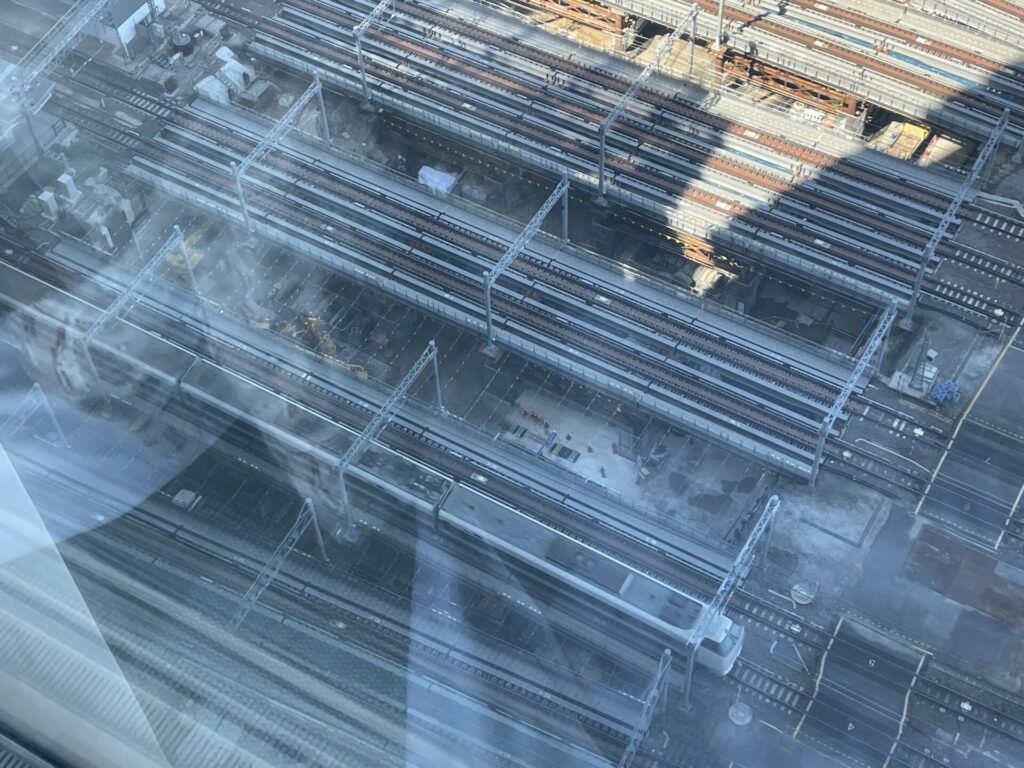 リニア工事が進められている